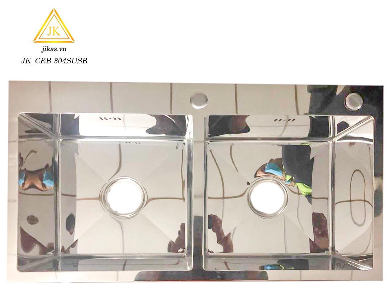 Chậu rửa bát 304 JIKAS Bóng